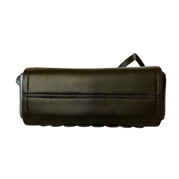 Kate Spade Maple Court Zani Scalloped Edge Black Leather Crossbody Shoulder Bag - Picture 8 of 11